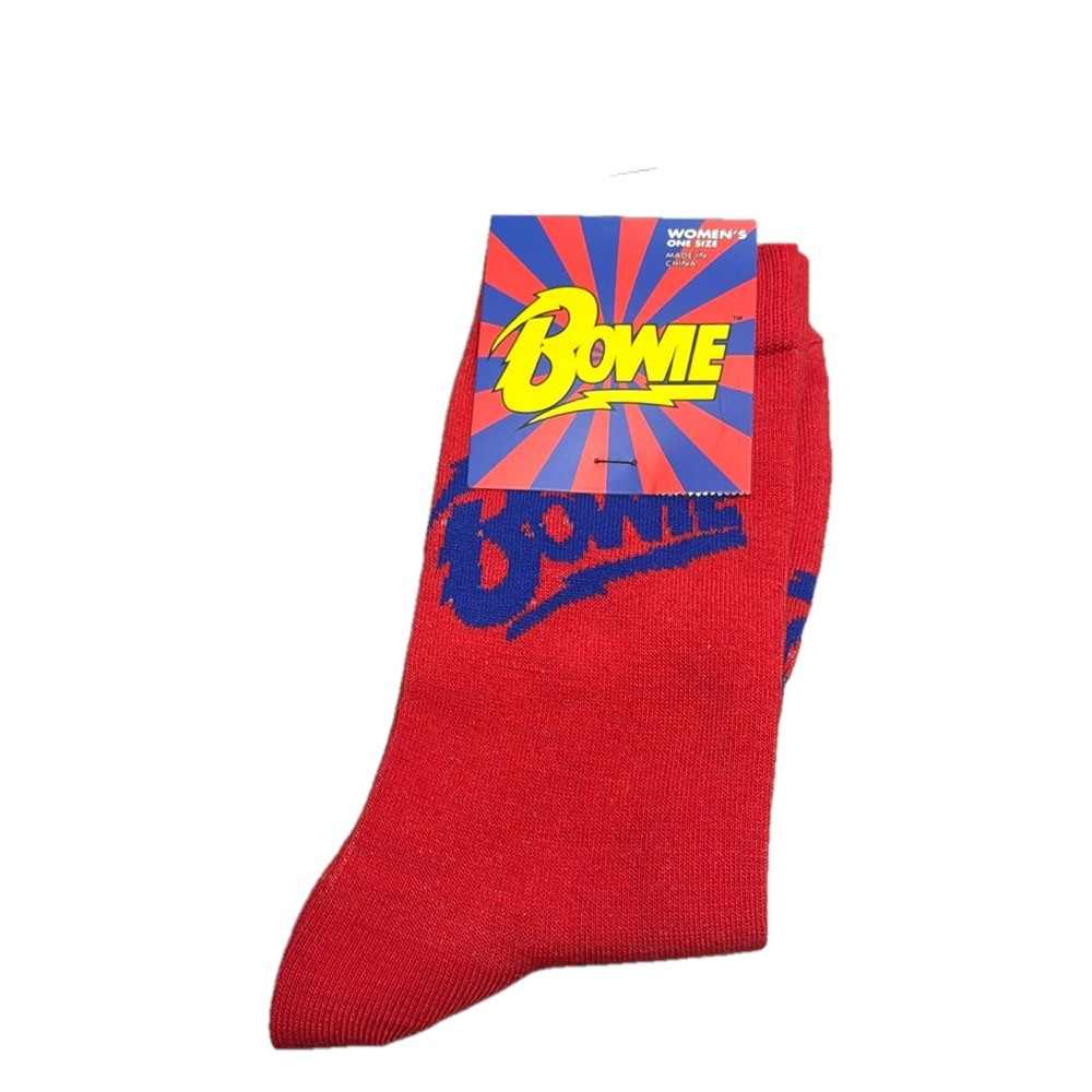 David Bowie Red Socks NWT